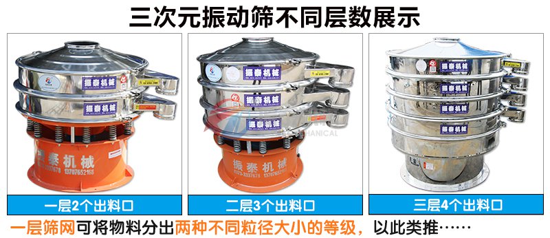 珍珠粉振動篩不同層數